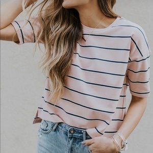Roolee Jennifer striped top